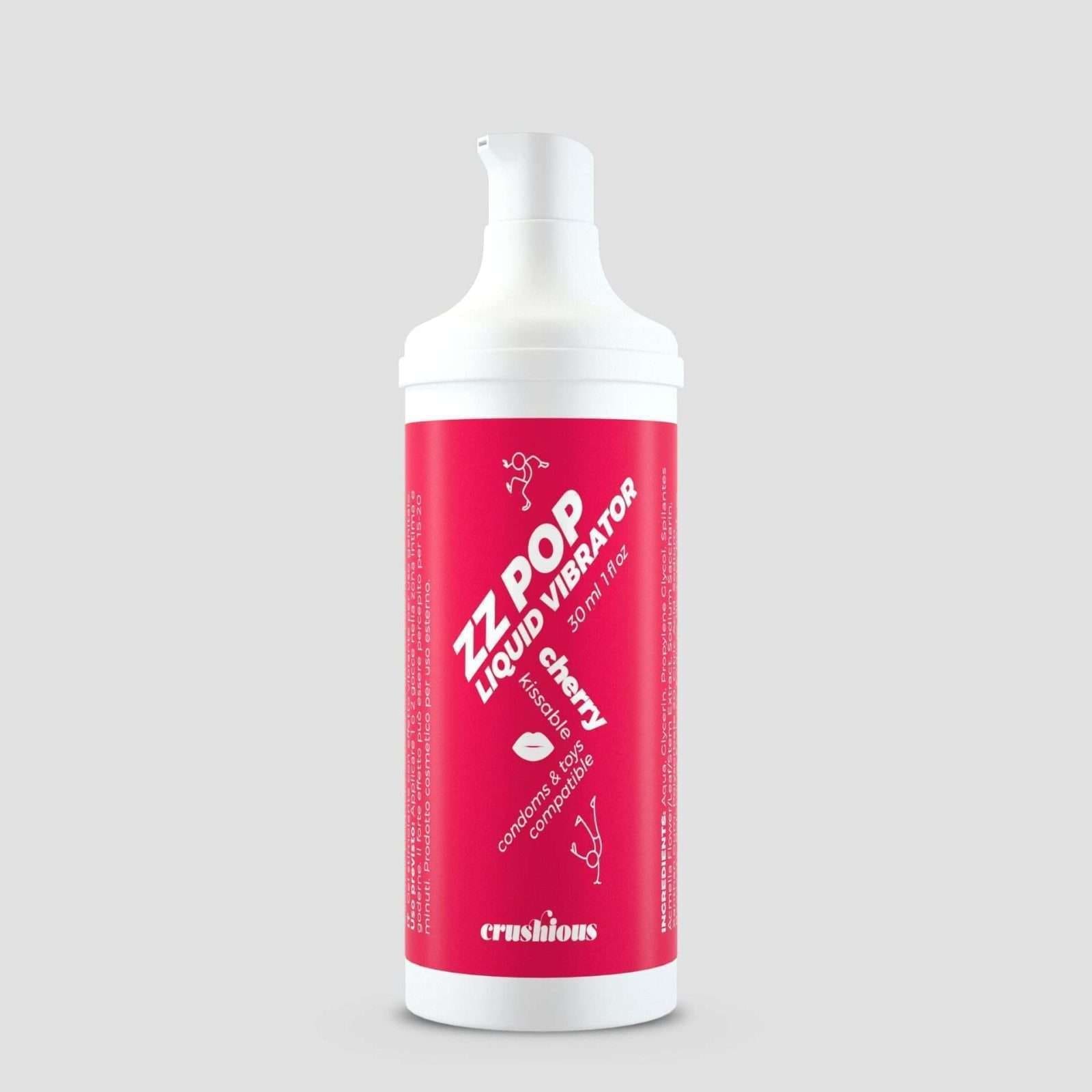 Crushious Zz Pop Liquid Vibrator Cherry Aroma 30ml