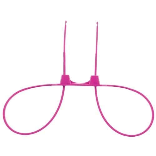 DISPOSABLE OUCH  ZIP TIE CUFFS PINK