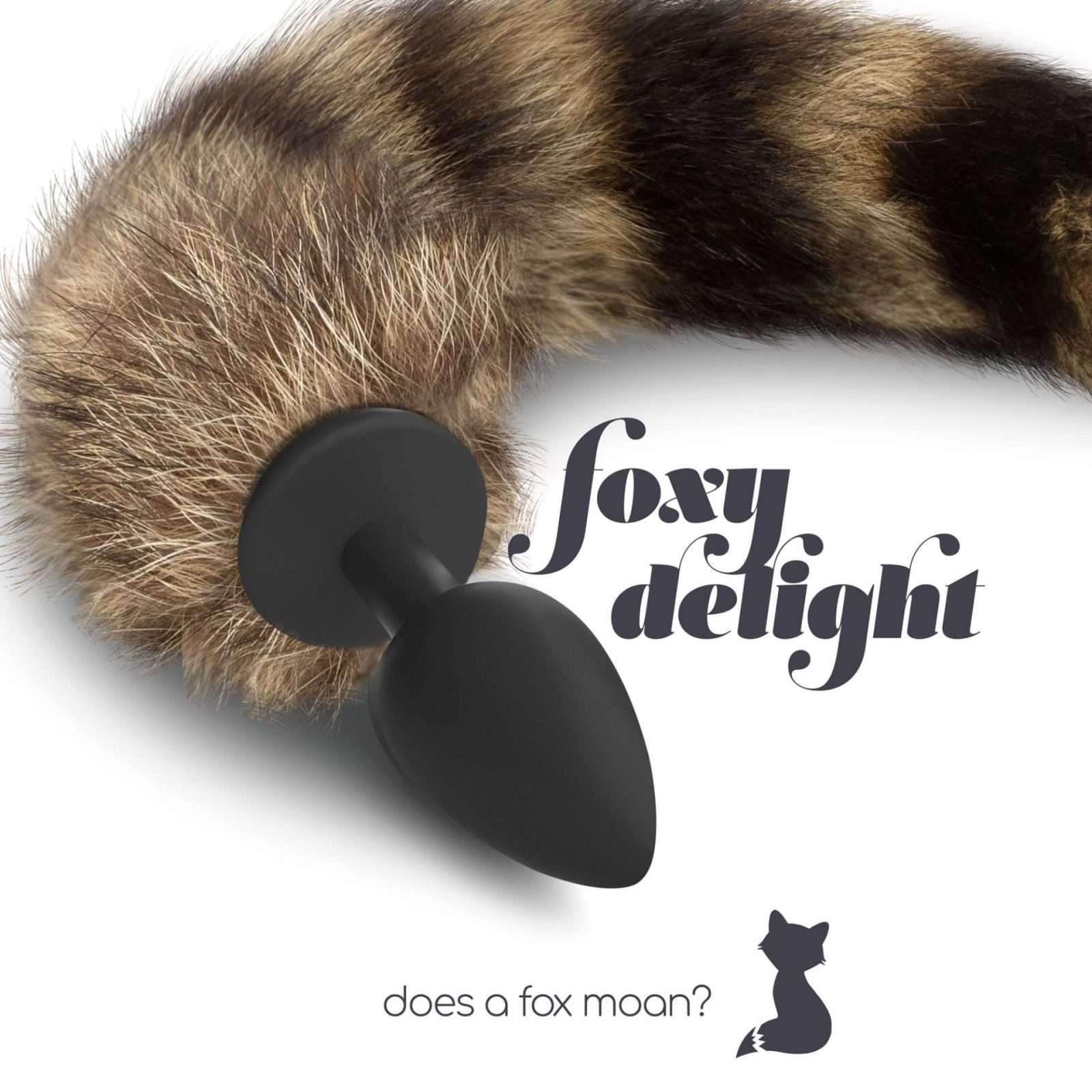 Foxy Delight Silicone Anal Plug With Tail Crushious