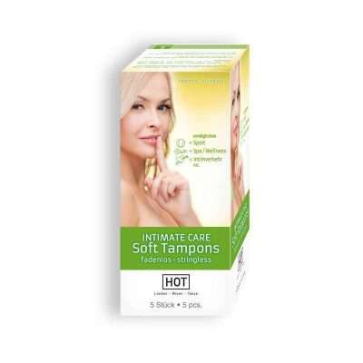 HOT    INTIMATE CARE SOFT TAMPONES PACKAGE WITH 5 TAMPONS