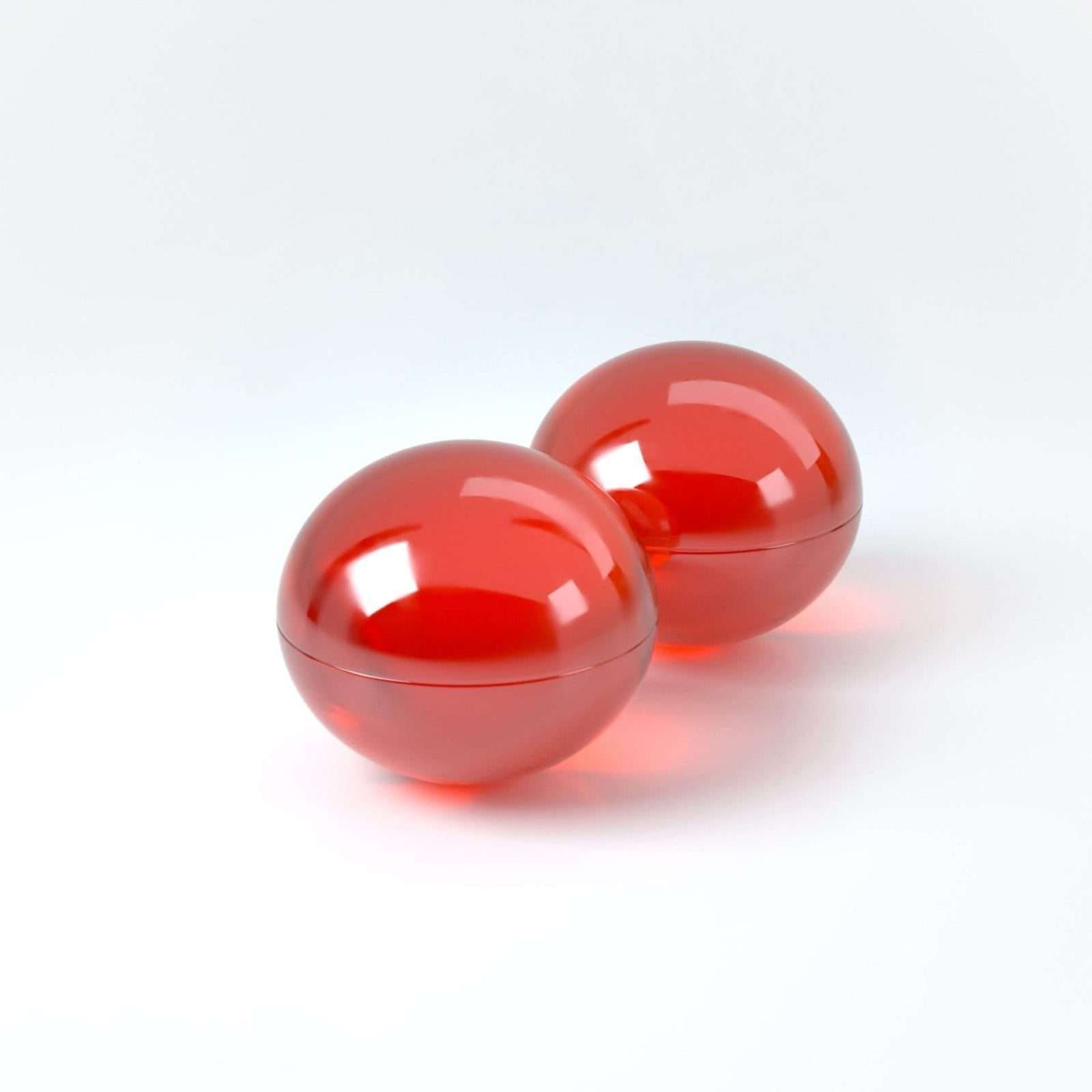 Lub Balls Strawberry & Champagne Flavoured Lubricating Balls Crushious