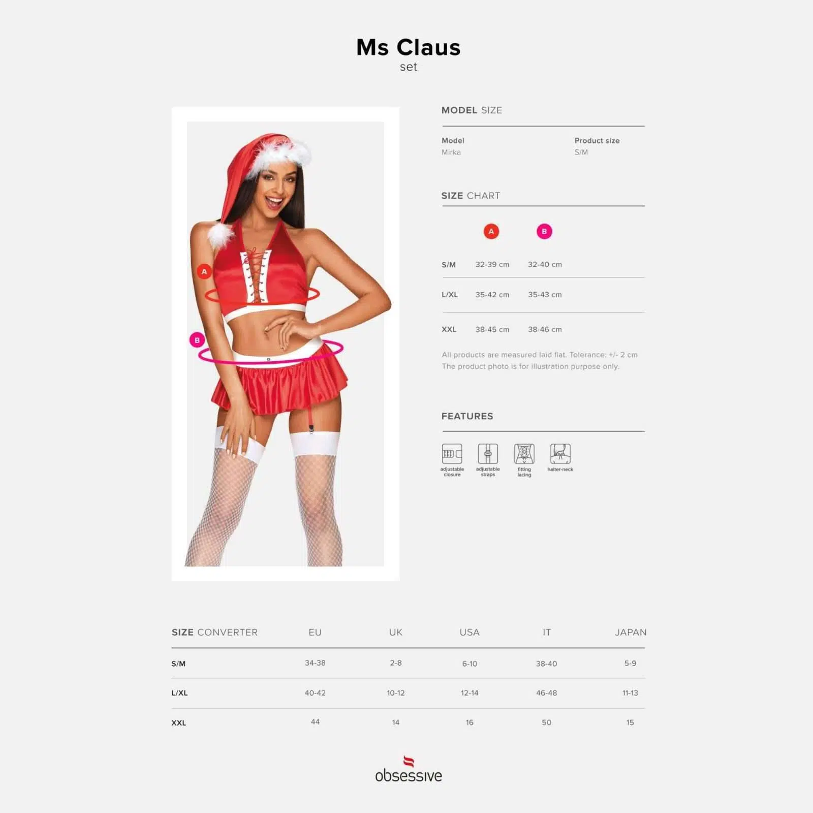 Obsessive Ms Claus Set Red