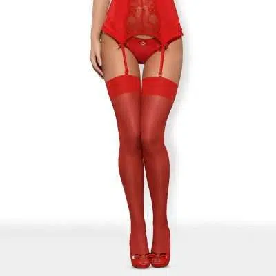OBSESSIVE S800 THIGH HIGHS RED