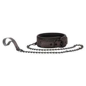 OUCH  ELEGANT COLLAR WITH LEASH