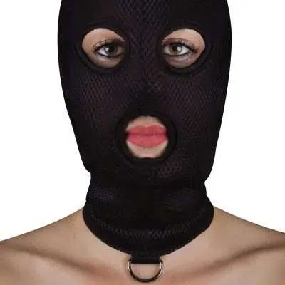 OUCH  EXTREME MESH BALACLAVA MASK BLACK