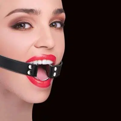OUCH  RING GAG BLACK