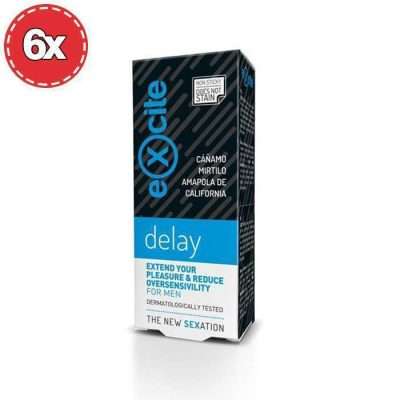 PACK WITH 6 MAN DELAY EXCITE GEL 15ML