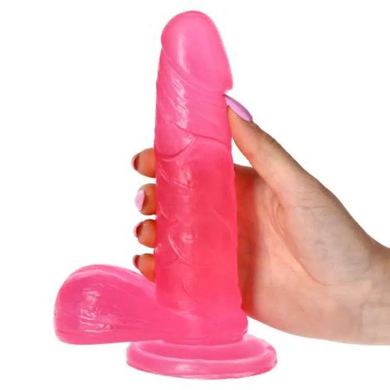 REAL RAPTURE EARTH FLAVOUR DILDO 6 5   PINK
