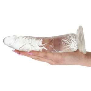REAL RAPTURE EARTH FLAVOUR DILDO 7   CLEAR