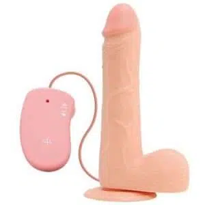 REAL RAPTURE FIRE PASSION REALISTIC VIBRATOR 9   WHITE