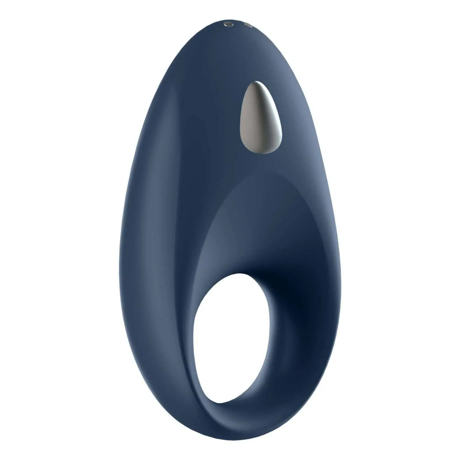 Satisfyer Mighty One Ring Vibrating Ring With App And Bluetooth Blue