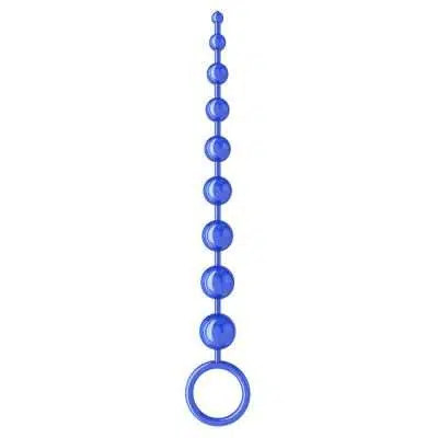 SEX PLEASE  SEXY BEADS 9 ANAL BEADS BLUE