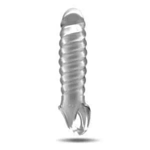 SONO N  32 PENIS SLEEVE WITH EXTENSION TRANSPARENT