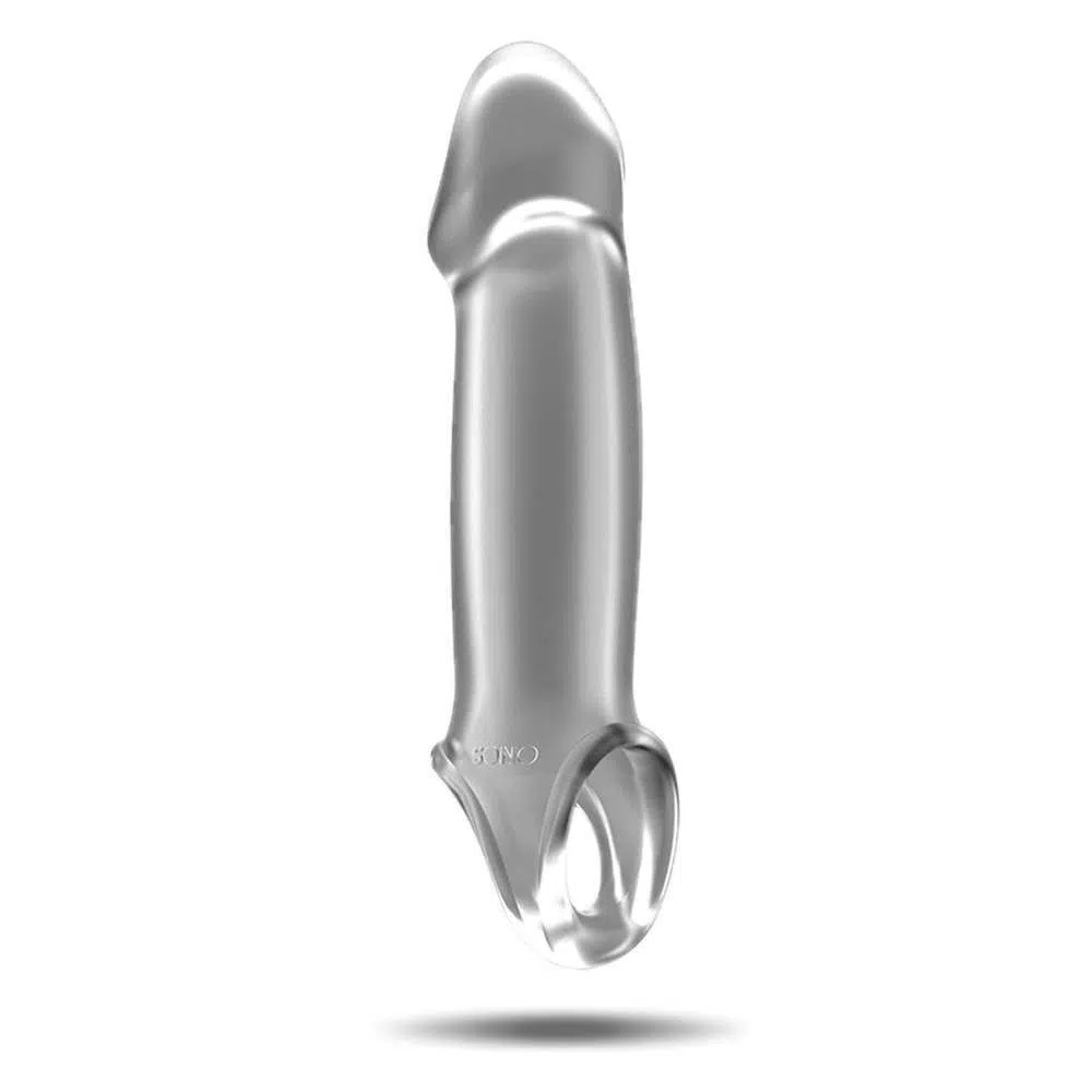 SONO N  33 PENIS SLEEVE WITH EXTENSION TRANSPARENT