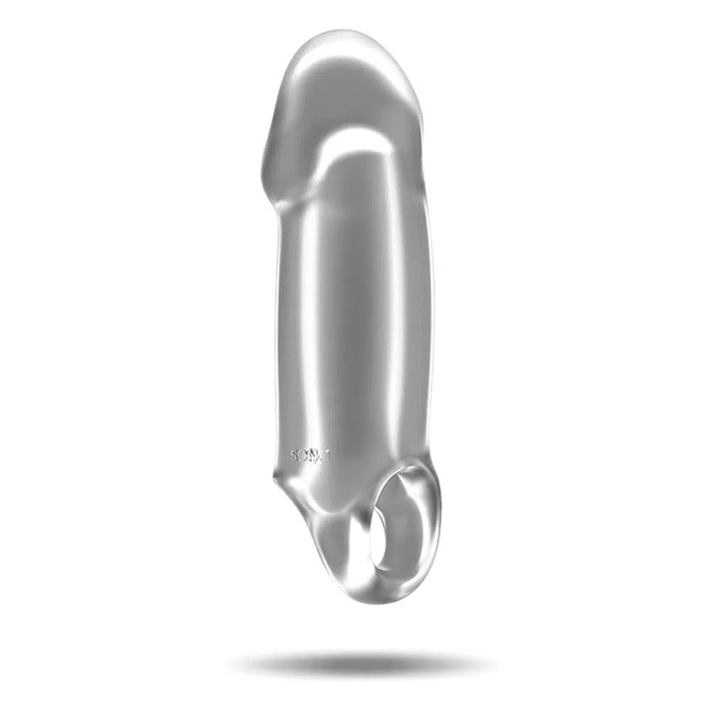 SONO N  37 PENIS SLEEVE WITH EXTENSION TRANSPARENT