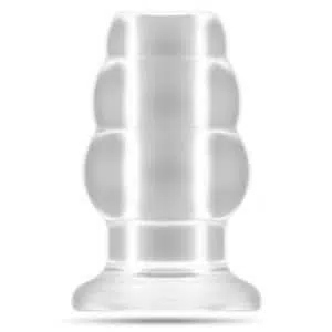 SONO N  51 LARGE HOLLOW TUNNEL BUTT PLUG CLEAR