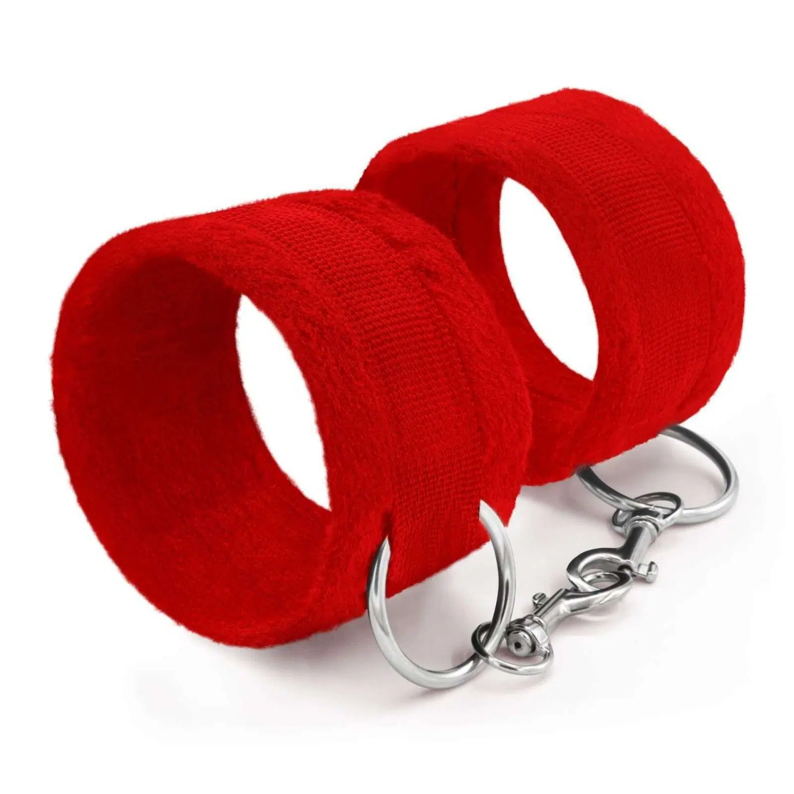 Tough Love Velcro Handcuffs With Extra 40cm Chain Crushious Red